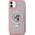 Karl Lagerfeld KLHMN61HMRSKCP Hardcase Ring Stand Karl&Choupette Mag Aizsargapvalks priekš iPhone 11/XR 6.1" / rozā Neoriģinālie Maciņi