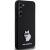 Karl Lagerfeld KLHCS23MSMHCNPK Hardcase Silicone Choupette Metal Pin Aizsargapvalks priekš S23+ S916 / melns Neoriģinālie Maciņi