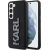 Karl Lagerfeld KLHCS23S3DMBKCK Hardcase 3D Rubber Glitter Logo Aizsargapvalks priekš Samsung Galaxy S23 / melns Neoriģinālie Maciņi