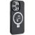 Karl Lagerfeld KLHMP13XHMRSKCK Ring Stand Hardcase Aizsargapvalks priekš iPhone 13 Pro Max 6.7" / melns Neoriģinālie Maciņi