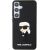 Karl Lagerfeld KLHCS24M3DRKINK Hardcase 3D Rubber Ikonik Aizsargapvalks priekš Samsung Galaxy S24+ S926 / melns Neoriģinālie Maciņi