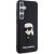 Karl Lagerfeld KLHCS24M3DRKINK Hardcase 3D Rubber Ikonik Aizsargapvalks priekš Samsung Galaxy S24+ S926 / melns Neoriģinālie Maciņi