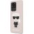 Karl Lagerfeld KLHCS69SLFKPI S20 UltraG988 hardcase Aizsargapvalks priekš Silicone Iconic / rozā Neoriģinālie Maciņi
