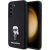Karl Lagerfeld KLHCS23MSMHKNPK Silicone Ikonik Metal Pin Aizsargapvalks priekš Samsung Galaxy S23+ S916 / melns Neoriģinālie Maciņi