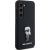 Karl Lagerfeld KLHCS23MSMHKNPK Silicone Ikonik Metal Pin Aizsargapvalks priekš Samsung Galaxy S23+ S916 / melns Neoriģinālie Maciņi
