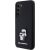Karl Lagerfeld KLHCS23SSMHKCNPK S23 S911 Hardcase Silicone Karl&Choupette Metal Pin Aizsargapvalks priekš S23 S911 / melns Neoriģinālie Maciņi
