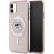 Karl Lagerfeld KLHMN61HFCCNOP IML Choupette MagSafe Aizsargapvalks priekš iPhone 11/XR 6.1" / rozā Neoriģinālie Maciņi