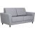 Sofa bed VESPER 2-seater, grey Новинки Для дома и сада 