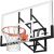 Basketbola vairogs Bilaro Montana Class X (136x80 cm, rūdīts stikls) ar grozu un tīkliņu Для баскетбола