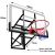 Basketbola vairogs Bilaro Montana Max 180x105cm, 12mm rūdīts stikls Для баскетбола