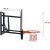Basketbola vairogs Bilaro Montana Max 180x105cm, 12mm rūdīts stikls Для баскетбола