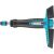 Hazet torque screwdriver 6005CT-100 black/blue, 4 - 10 Nm, 1/4" bit holder, T-handle Jaunumi -Dārzam