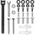 Maclean TV or Monitor Mount / Bracket, max. 23–65", max. load 30 kg, universal, max. VESA 400x400, MC-759 N TV un monitoru stiprinājumi, kronšteini