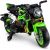 Lean Cars XW-07 Battery-Powered Motorbike with Illuminated LED Wheels Green Jaunumi, Bērnu preces
