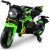 Lean Cars XW-07 Battery-Powered Motorbike with Illuminated LED Wheels Green Jaunumi, Bērnu preces