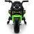Lean Cars XW-07 Battery-Powered Motorbike with Illuminated LED Wheels Green Jaunumi, Bērnu preces