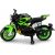 Lean Cars XW-07 Battery-Powered Motorbike with Illuminated LED Wheels Green Jaunumi, Bērnu preces