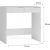 Top E Shop MARINA 2S Desk, White Новинки Для дома и сада 