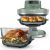 NINJA 5-in-1 XL Glass Air Fryer AS090EUGN Crispi Pro Power 2050 W Capacity 5.7 L Moss Green Воздушные котлы (AirFryer)