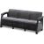 Keter Dārza dīvāns trīsvietīgs Corfu Love Seat Max pelēks Jaunumi -Dārzam
