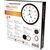 Esperanza Los Angeles Mechanical clock Round Black, White Pulksteņi
