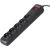 Activejet black power strip with cord ACJ COMBO 5G/3M/BEZP. AUTO/CZ Strāvas pagarinātāji