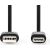 Nedis CCGT60600BK20 USB 2.0 USB-A Male USB-C™ Male 480 Mbps 2 m Uzlādes kabelis priekš Data USB kabeļi