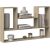 Top E Shop BILBAO 4P hanging bookcase 100x16x60 cm sonoma Jaunumi -Dārzam