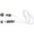Sbox 2IN1W USB->Micro USB+IPH.5 M/M 1M white Data USB kabeļi