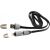 Sbox USB->Micro USB+IPH.5 M/M 1M black 2IN1B Data USB kabeļi