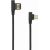 Sbox USB-C-90-B USB->Type C 90 M/M 1.5m Black Data USB kabeļi