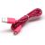 Sbox USB-1031P USB->Micro USB 1M  pink Data USB kabeļi