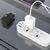 Charger Dudao A27C GaN 25W USB-C + USB-C to USB-C cable 1.0m white Telefonu lādētāji 220v
