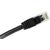 AVIZIO KKU6CZA0.5 networking cable Black 0.5 m Cat6 U/UTP (UTP) Tīkla vadi