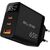 Blow LCD wall charger USB socket + USB-Cx2 PD 65W GAN black wattmeter Зарядные устройства