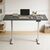 Adjustable Height Table Up Up Bjorn II Gray, Table top M Black Biroja galdi
