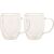 Mugs DOUBLE 2pcs 300ml glass with double wall Новости, мебель, дом