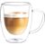 Mugs DOUBLE 2pcs 300ml glass with double wall Новости, мебель, дом