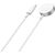 Apple Wave Qi smartwatch charging cable with magnet, Apple Watch, white/silver Smart pūlksteņu aksesuāri