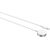 Apple Wave Qi smartwatch charging cable with magnet, Apple Watch, white/silver Smart pūlksteņu aksesuāri
