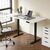 Adjustable Height Table Up Up Bjorn II Black, Table top L White Biroja galdi