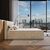 Continental bed EVENING ZONE 180x200cm, beige Кровати