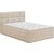Continental bed EVENING ZONE 140x200cm, beige Кровати