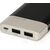 Platinet power bank Leather 11000mAh 2.1A 2xUSB Li-Po, black (43793) Новинки Компьютерная техника