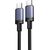 UGREEN 65831 Кабель USB-C - USB-C 0,5 m / чёрно-серый Дата USB-кабели