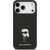 Karl Lagerfeld Fixed Glitter Metal Ikonik Case Aizsargapvalks priekš Apple iPhone 17 Pro Max Neoriģinālie Maciņi