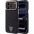 Guess Kevlar Triangle Logo MagSafe Aizsargapvalks priekš iPhone 18 Pro / 17 Pro / bordo Neoriģinālie Maciņi