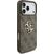 Guess 4G Big Logo Case Aizsargapvalks priekš iPhone 18 Pro / iPhone 17 Pro / brūns Neoriģinālie Maciņi