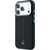 Mercedes Leather Semi Wrap Iconic Line MagSafe Aizsargapvalks priekš iPhone 18 Pro Max / 17 Pro Max / melns Neoriģinālie Maciņi