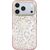 Guess IML Leopard Glitter Triangle Logo MagSafe Aizsargapvalks priekš iPhone 18 Pro / iPhone 17 Pro / rozā Neoriģinālie Maciņi